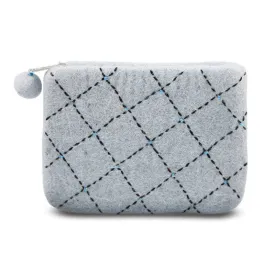 Stitch Diamond Design Coin Purse