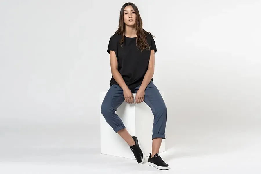 SUMMER WOOL BLEND SWING TEE - CLEARANCE