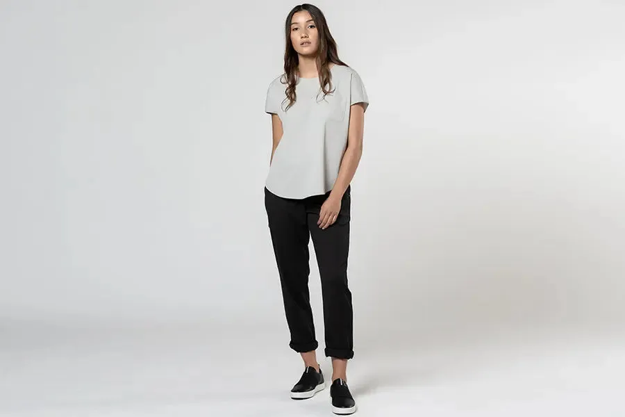 SUMMER WOOL BLEND SWING TEE - CLEARANCE