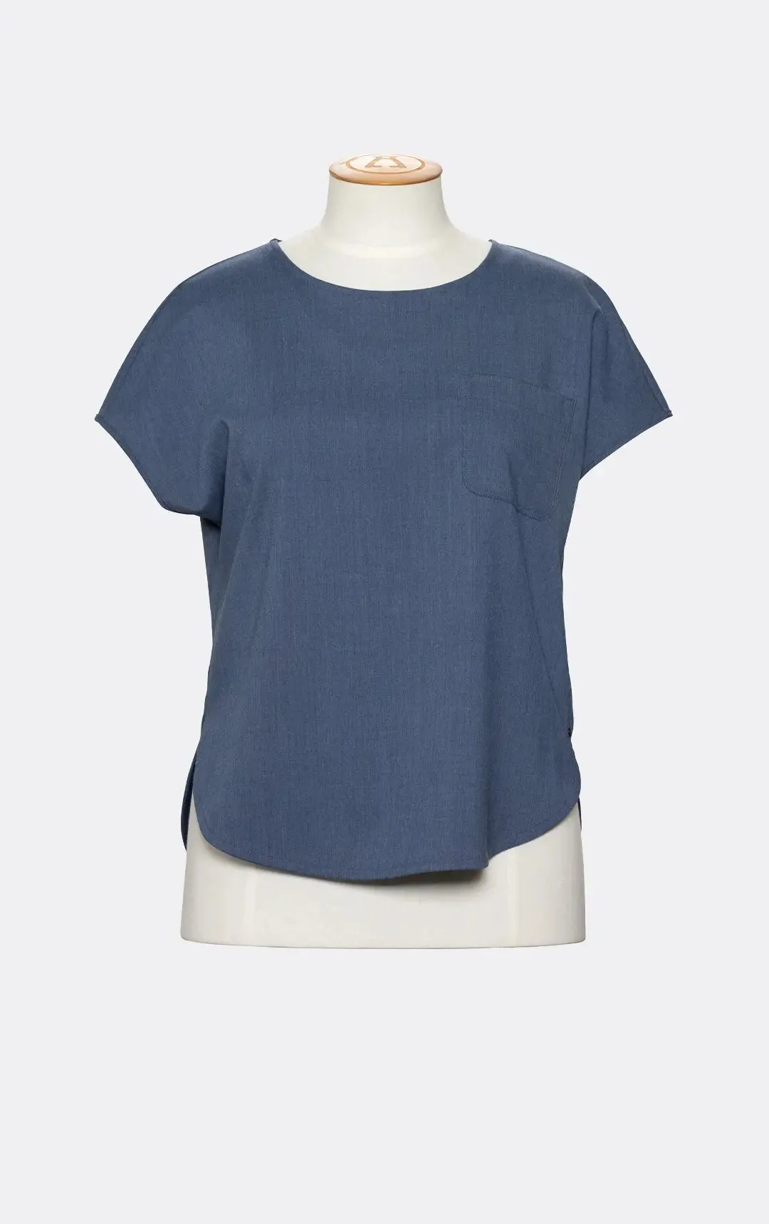 SUMMER WOOL BLEND SWING TEE - CLEARANCE