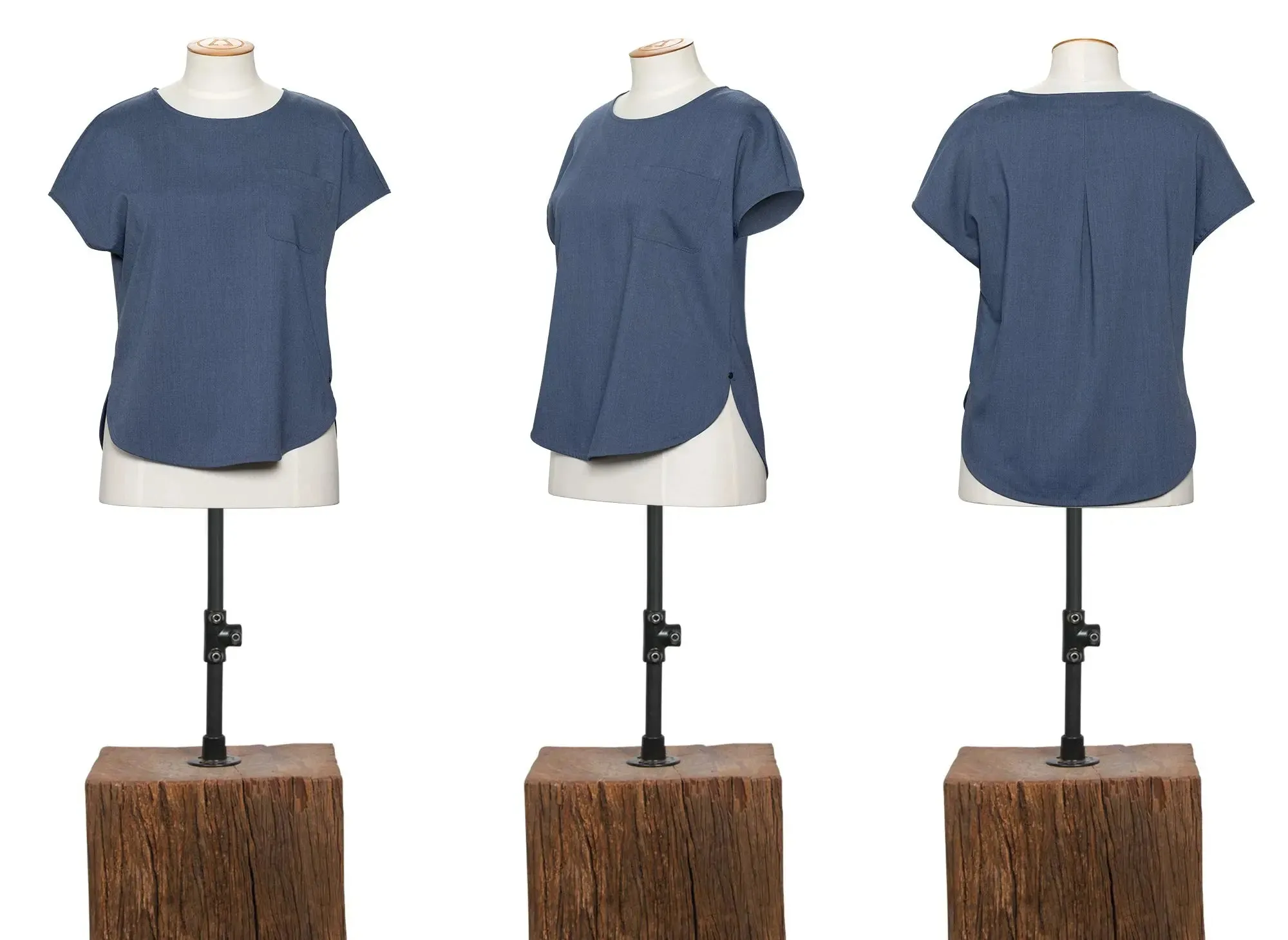 SUMMER WOOL BLEND SWING TEE - CLEARANCE