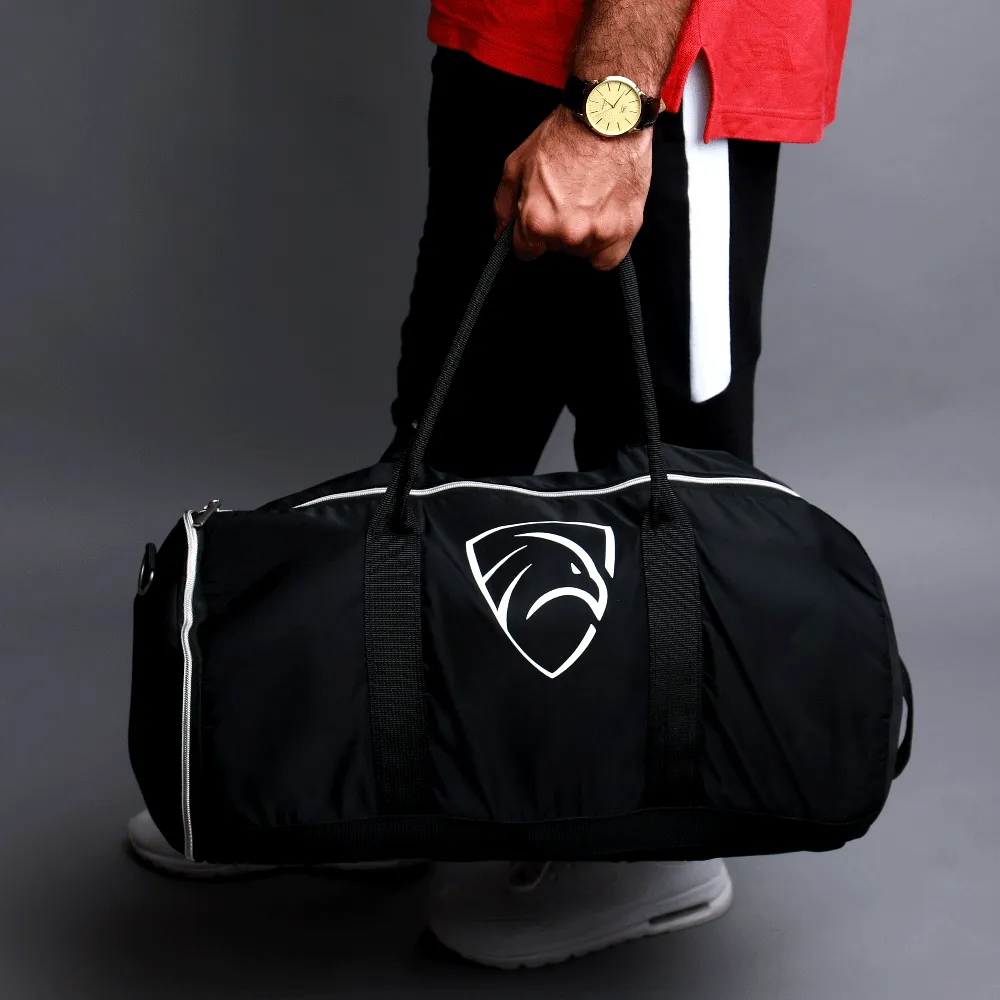 Teefit Black Premium Gym Duffel Bag