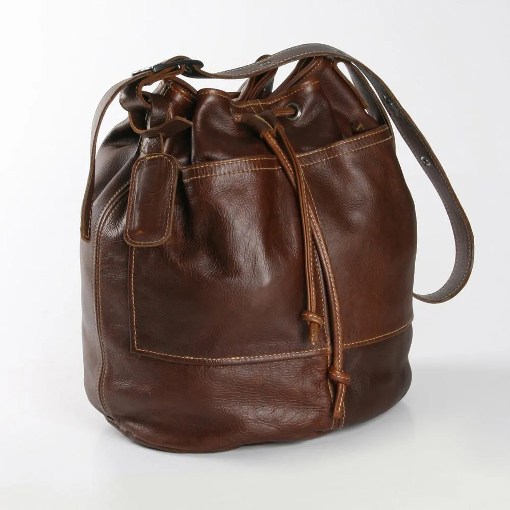 Thandana Bucket Leather Handbag