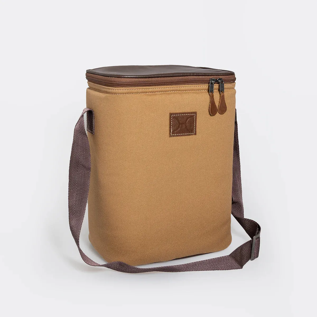 Thandana Canvas & Leather Long Tom Wine Cooler