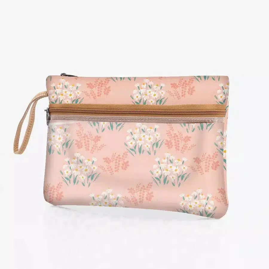 Thandana Laminated Fabric Kids Sticky Fingers Clear Pouch