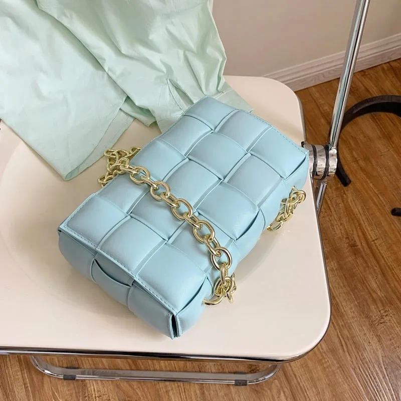 Thick Gold Chain Strap Bag