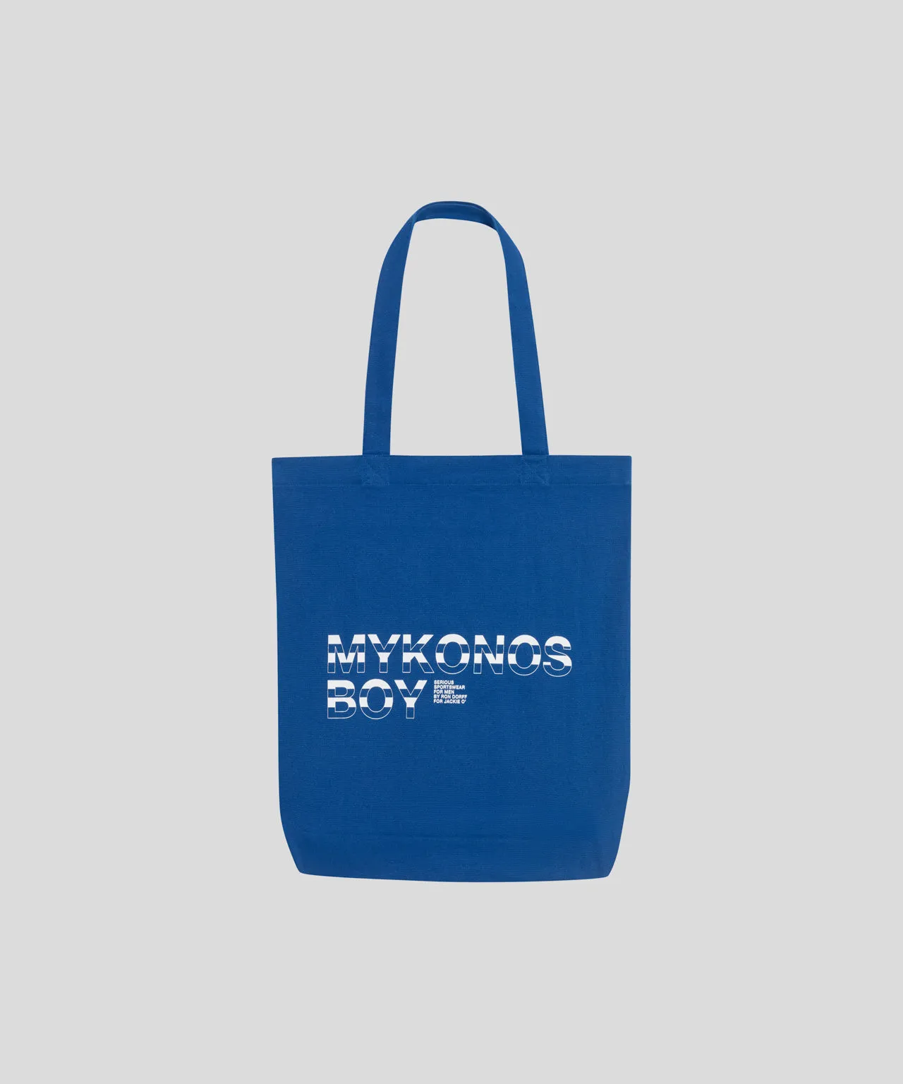 Tote Bag "MYKONOS BOY": Greek Blue