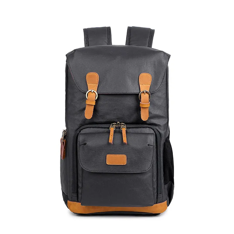 Waterproof Canvas DSLR Camera Backpack Canvas Camera Backpack Men Travel Backpack