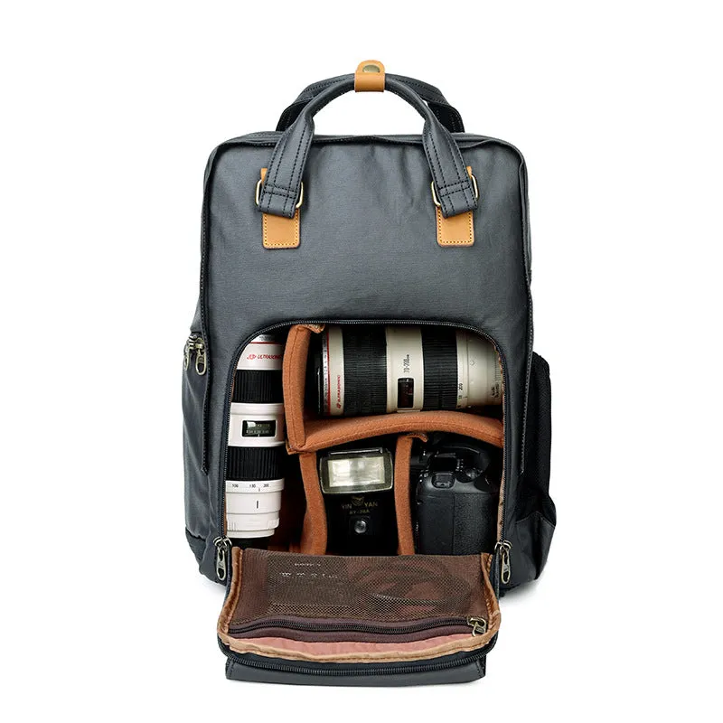 Waterproof DSLR Camera Backpack Canvas Camera Backpack Travel Backpack