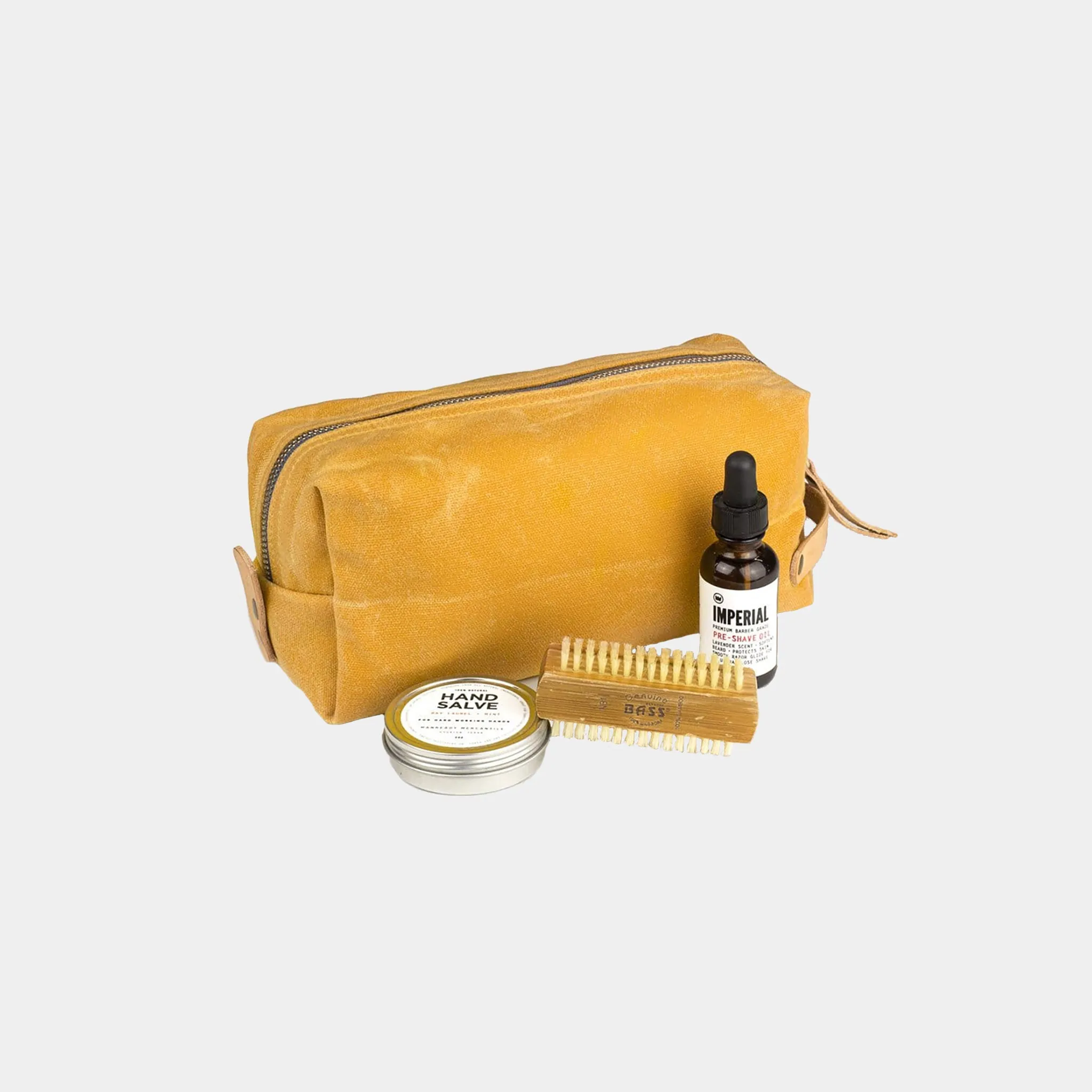 Waxed Canvas Dopp Kit