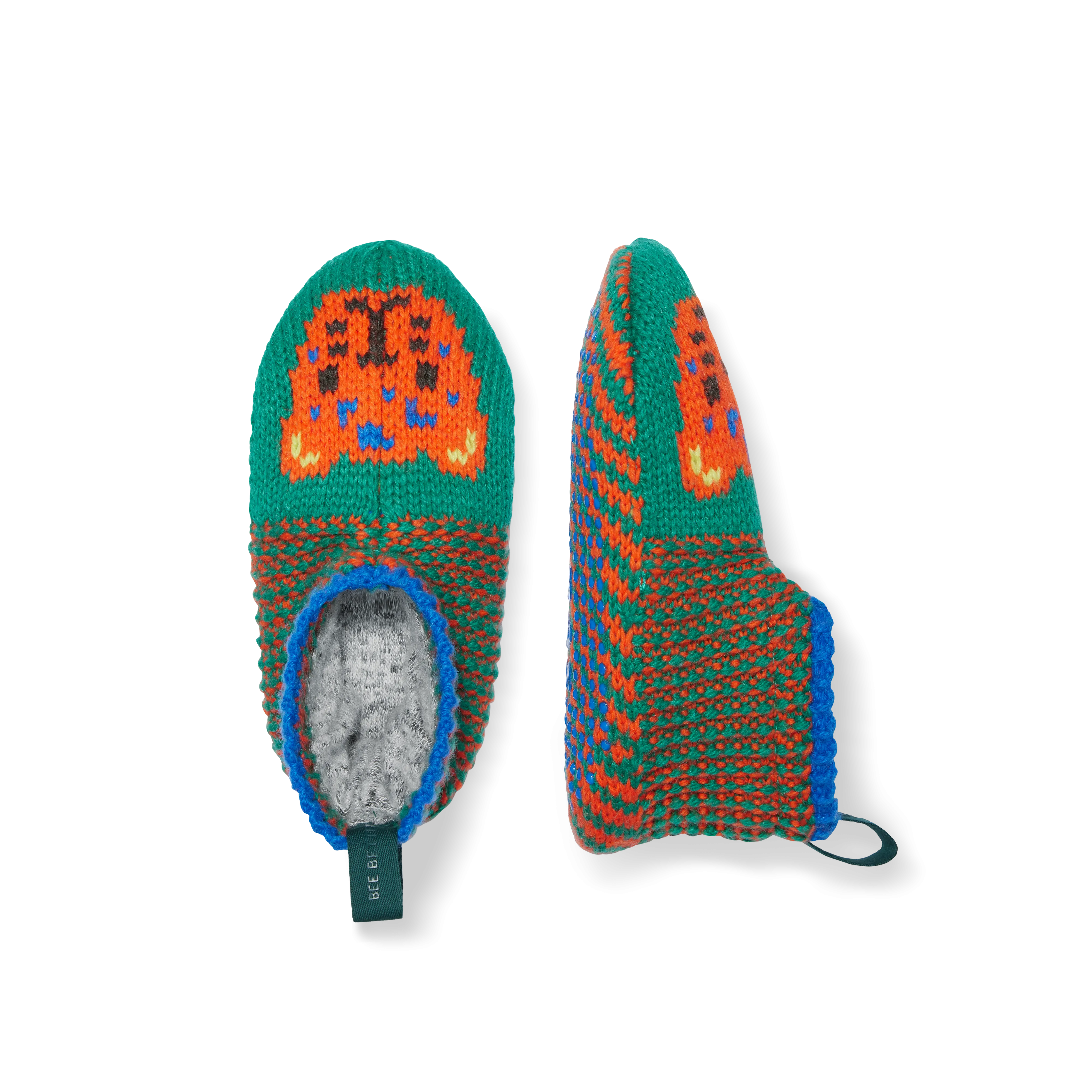 Youth Patterned Gripper Slipper