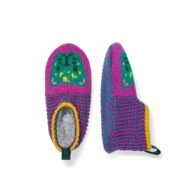 Youth Patterned Gripper Slipper